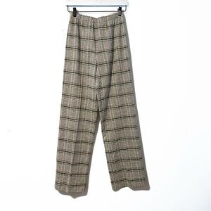 Vintage 60s 70s | Union Made High Waisted Plaid Pants